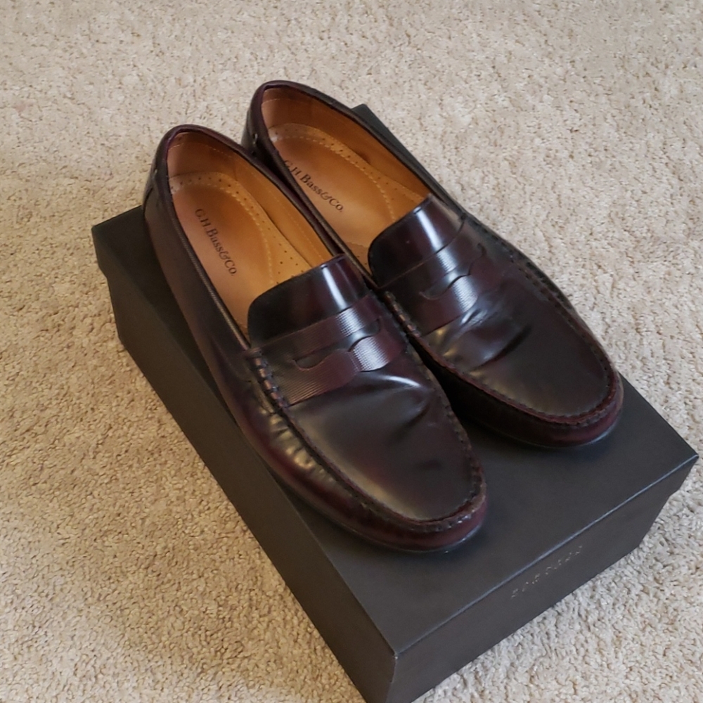 Mens leather loafers